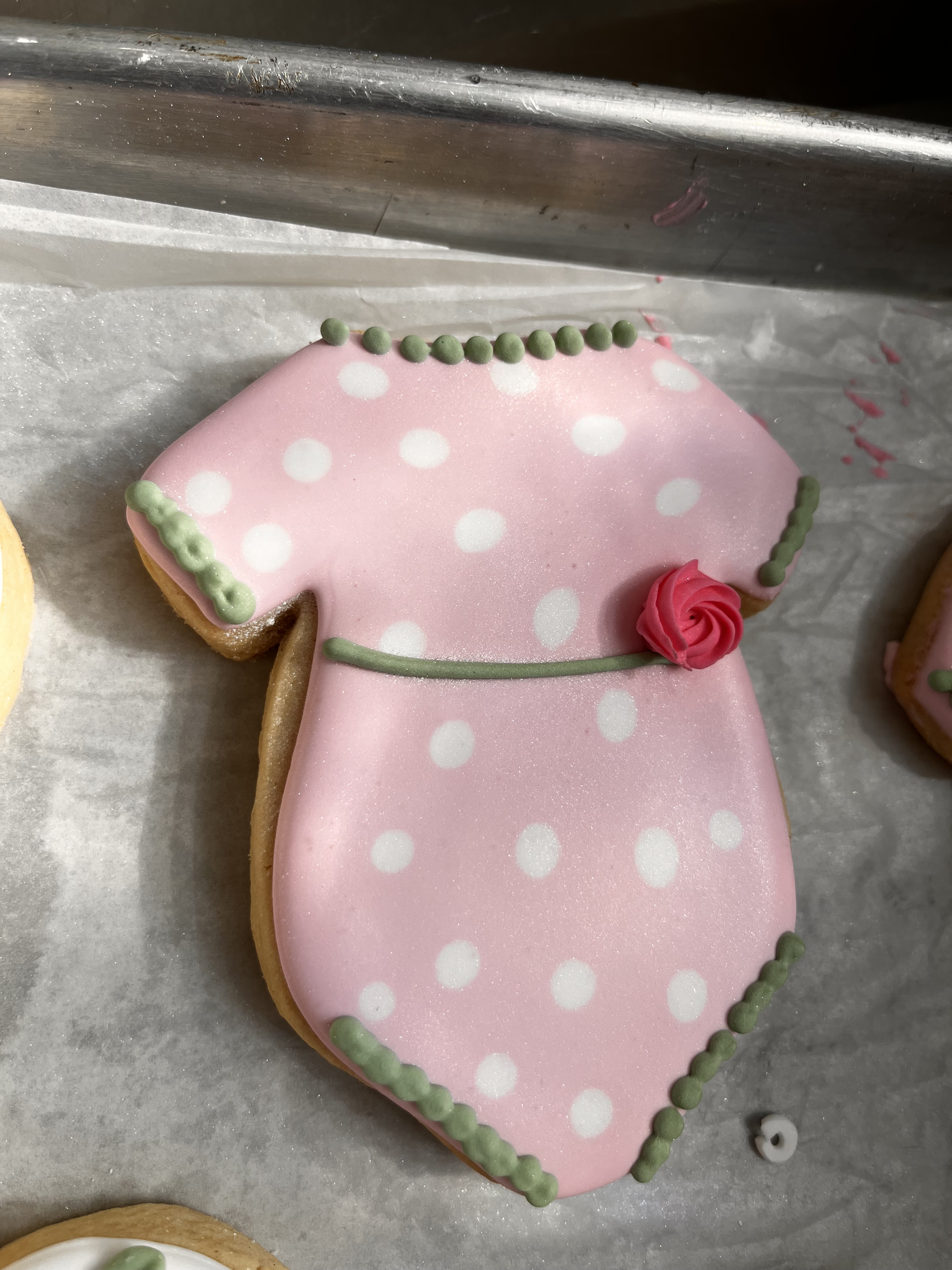 Decorated sugar cookie
